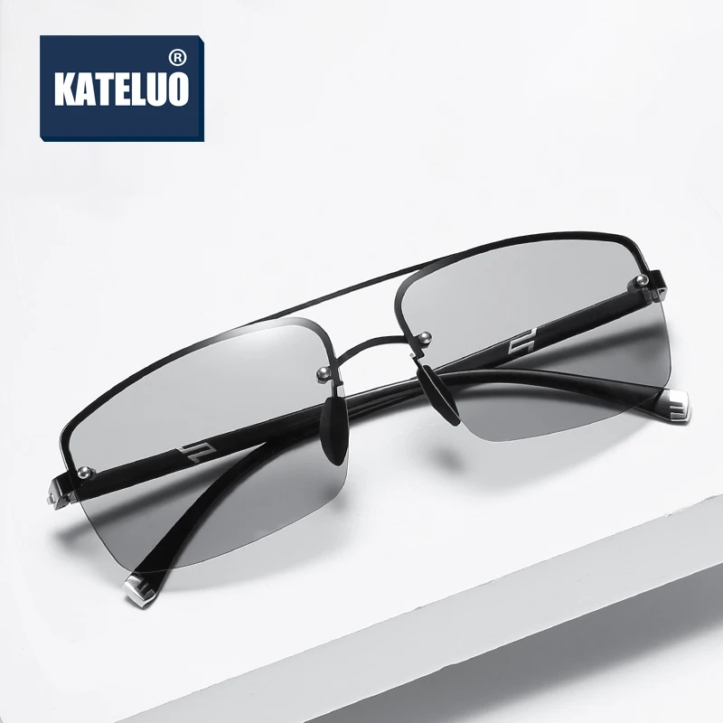 Солнцезащитные очки KATELUO Мужские поляризационные UV400, фотохромные антибликовые солнечные очки для вождения, для улицы, V1912
Солнцезащитные очки KATELUO Мужские поляризационные UV400, фотохромные антибликовые солнечные очки для вождения, для улицы, V1912