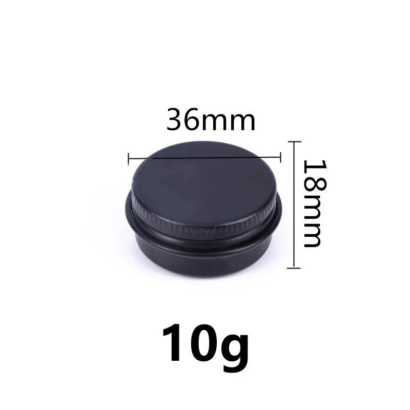 Wholasale10g Aluminum Tins Cream Boxs Cosmetic Containers Handmade Soap Pot Matte Black Threaded Aluminum Box Essential Balm Box
Wholasale10g Aluminum Tins Cream Boxs Cosmetic Containers Handmade Soap Pot Matte Black Threaded Aluminum Box Essential Balm Box