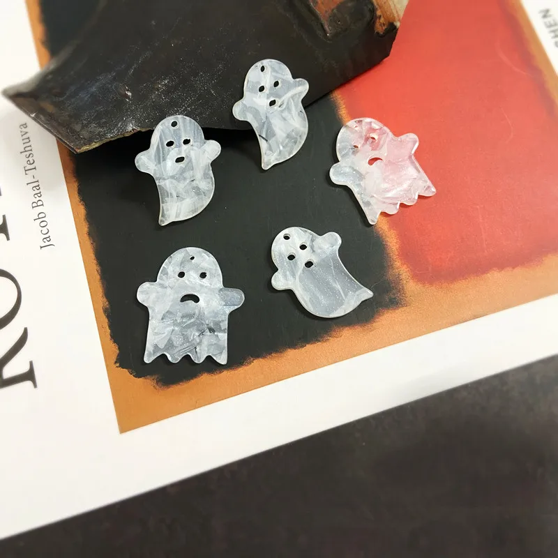 New Style 50pcs/Lot Cartoon Little Ghost Shape water ripple pattern print acrylic beads diy jewelry earring/garment accessory
New Style 50pcs/Lot Cartoon Little Ghost Shape water ripple pattern print acrylic beads diy jewelry earring/garment accessory
