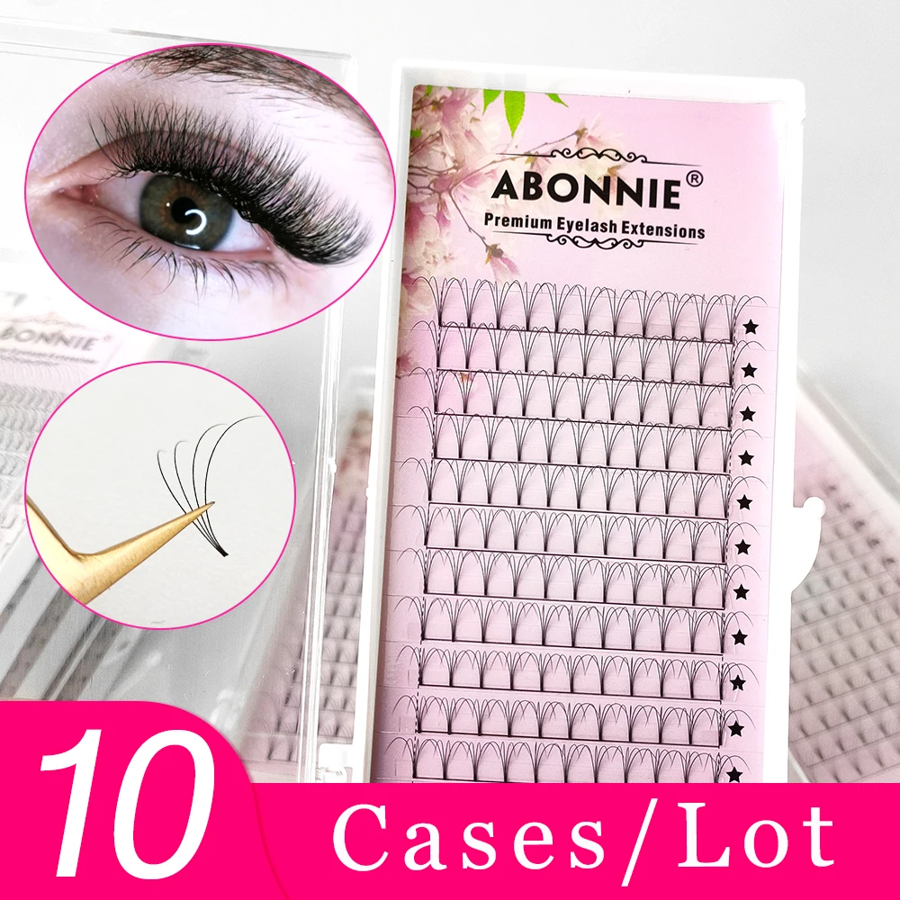 ABONNIE 10pcs/lot Short Stem Premade Fans Russian Volume Fan All Size Fluffy Lashes Tray Mink Eyelash Extension for Eye Beauty
ABONNIE 10pcs/lot Short Stem Premade Fans Russian Volume Fan All Size Fluffy Lashes Tray Mink Eyelash Extension for Eye Beauty