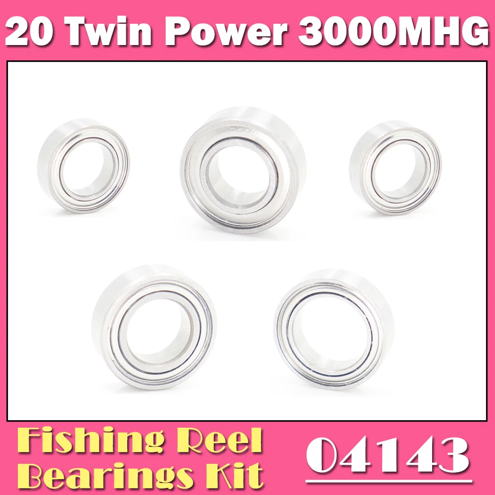 Набор шариковых подшипников из нержавеющей стали для спиннинга Shimano 20 Twin Power 3000MHG 04143
Набор шариковых подшипников из нержавеющей стали для спиннинга Shimano 20 Twin Power 3000MHG 04143