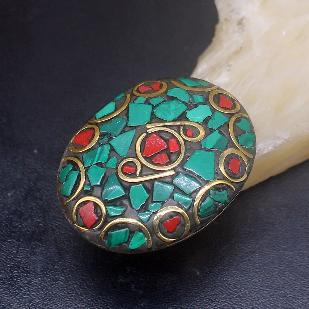 Gemstonefactory Jewelry Big Promotion Single Unique Yellow Gold Plated Coral Malachite Women Men Fashion Gifts Rings 8# 20213140
Gemstonefactory Jewelry Big Promotion Single Unique Yellow Gold Plated Coral Malachite Women Men Fashion Gifts Rings 8# 20213140