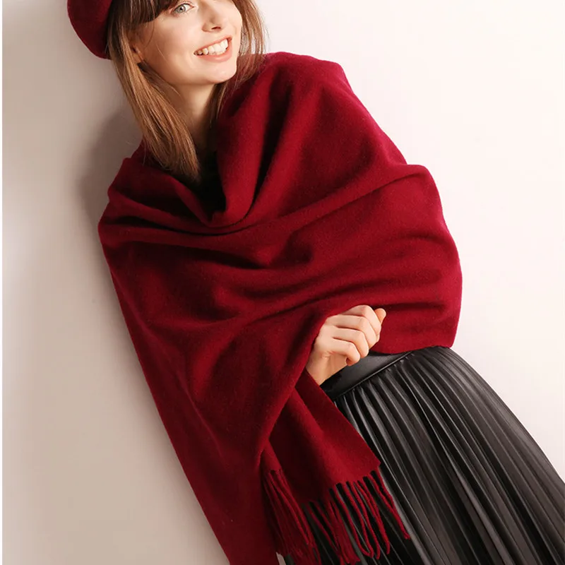 New Autumn and Winter Wool Scarf Women Thickened Warmth Solid Color Tassel Gold Soft Wool Scarf Scarf Shawl Wholesale
New Autumn and Winter Wool Scarf Women Thickened Warmth Solid Color Tassel Gold Soft Wool Scarf Scarf Shawl Wholesale