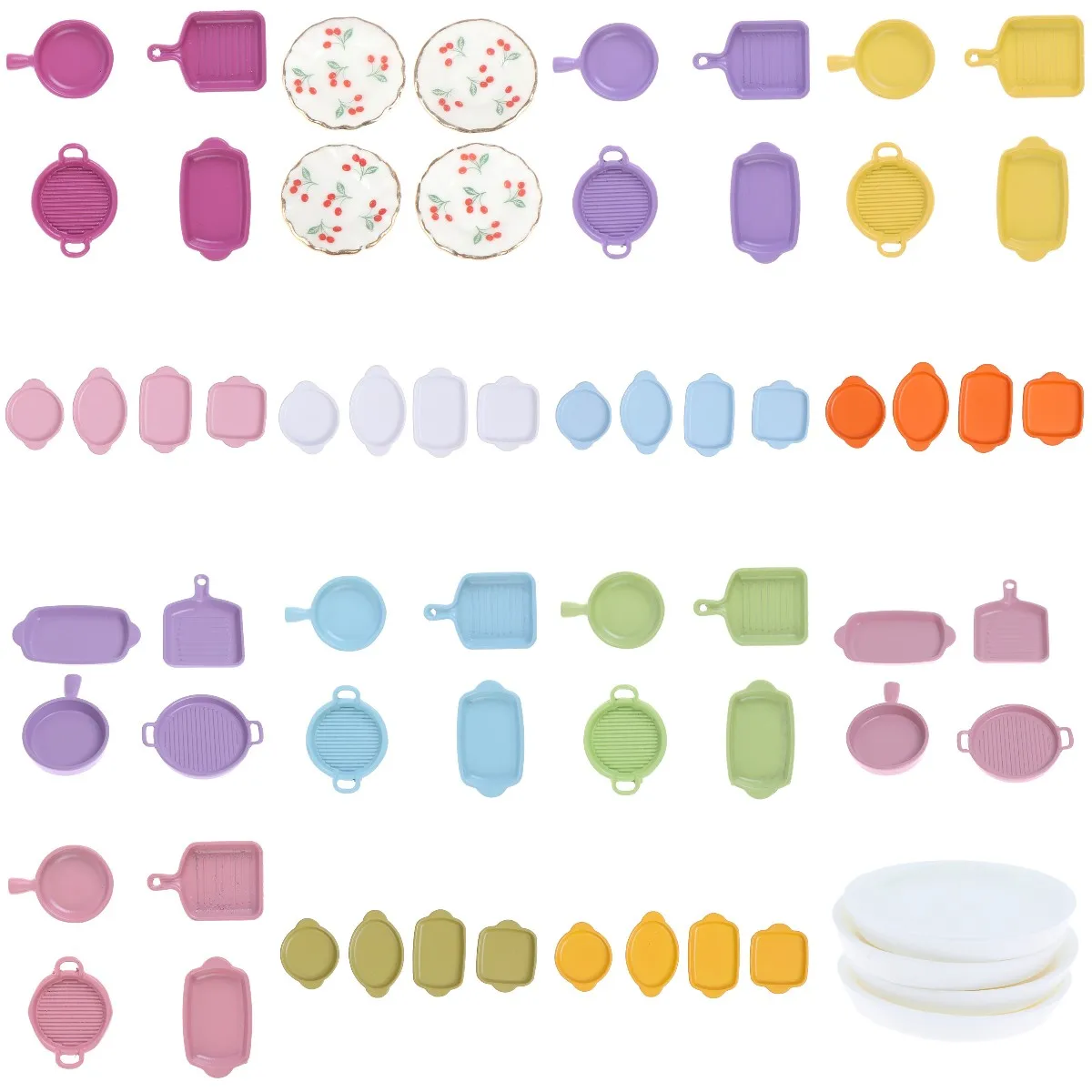 4pcs/set 1/12 Scale Colorful Miniature Dollhouse Dish Plate Dollhouse Pretend Play Kitchen Cooking Toy Set Accessories
4pcs/set 1/12 Scale Colorful Miniature Dollhouse Dish Plate Dollhouse Pretend Play Kitchen Cooking Toy Set Accessories