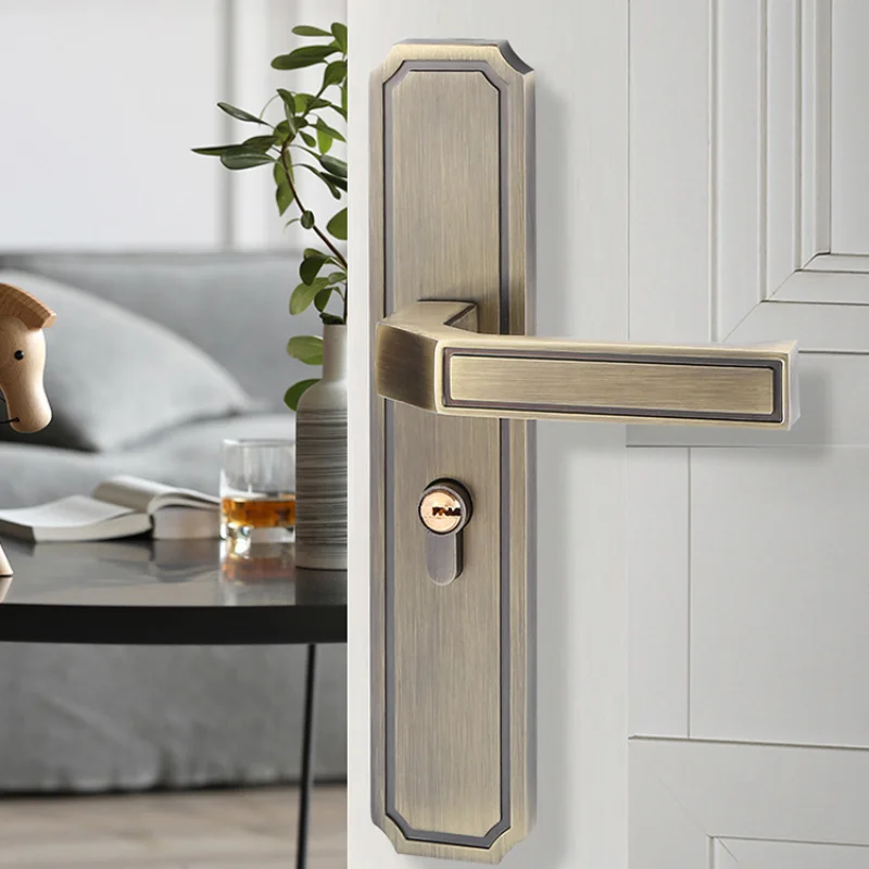 Interior Door Lock Bedroom European Style Room Door Lock American Black Bathroom Door Handle Household Silent Door Lock
Interior Door Lock Bedroom European Style Room Door Lock American Black Bathroom Door Handle Household Silent Door Lock