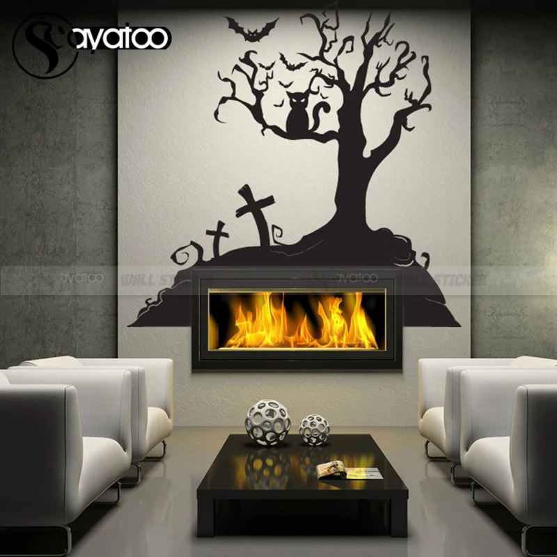 Halloween Spooky Scary Tree Wall Sticker Decal Ghost Horror Bedroom Living Room Home Decor Party Decoration
Halloween Spooky Scary Tree Wall Sticker Decal Ghost Horror Bedroom Living Room Home Decor Party Decoration
