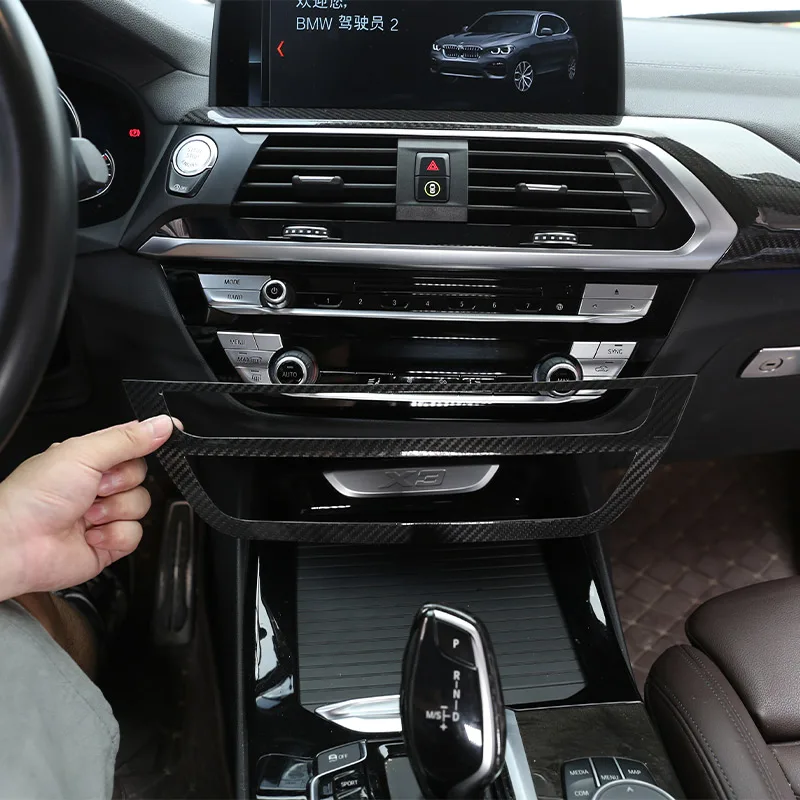 Real carbon fiber For BMW X3 X4 G01 G02 2018-2021 Car Central Control Air Conditioner Volume Decorative Frame Car Accessories
Real carbon fiber For BMW X3 X4 G01 G02 2018-2021 Car Central Control Air Conditioner Volume Decorative Frame Car Accessories
