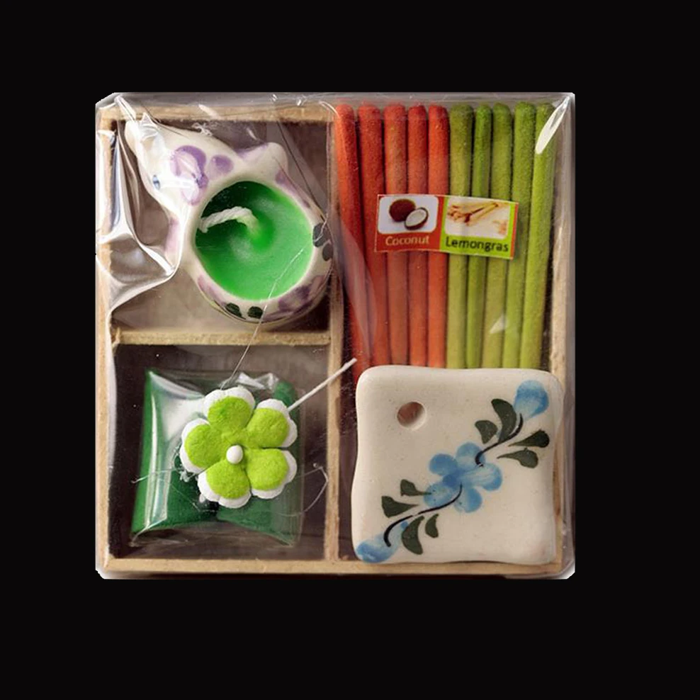 6PCS/Set Thai Aromatherapy Gift Box Plant Floral Fragrance Set Essential Oil Candles Stick Incense Combination Aroma Candles
6PCS/Set Thai Aromatherapy Gift Box Plant Floral Fragrance Set Essential Oil Candles Stick Incense Combination Aroma Candles