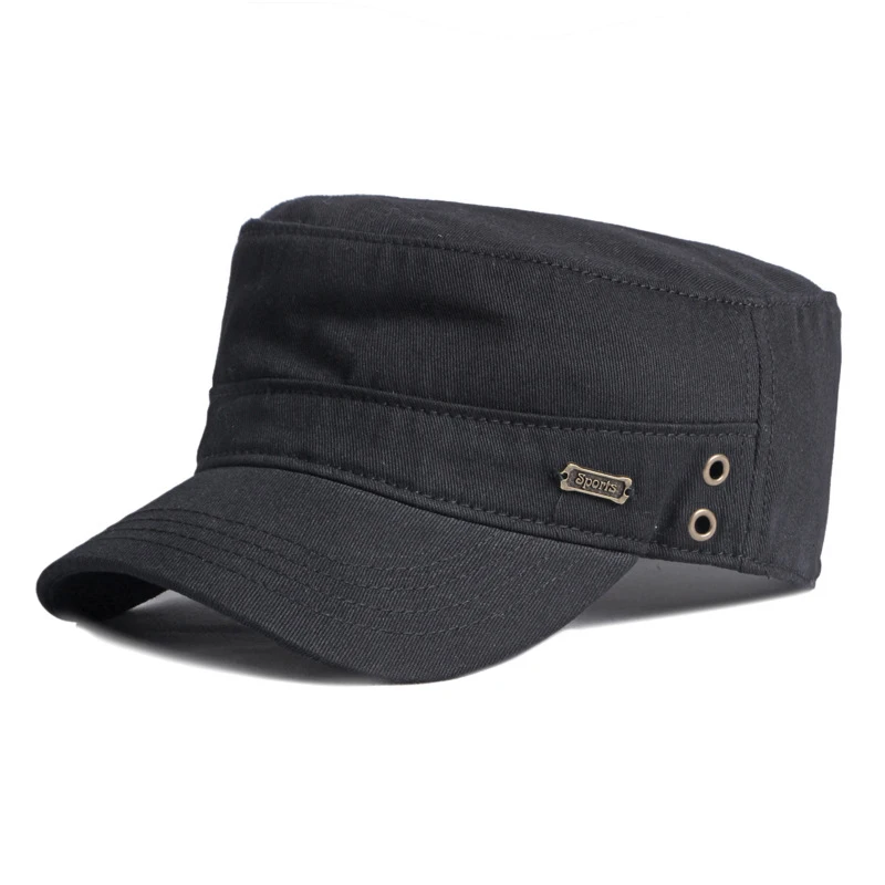 NEW Summer Cotton Military Hats Men Flat Top Sun Hat For Women Solid Black Green Outdoor Cadet Army Cap Peaked Visor Adjustable
NEW Summer Cotton Military Hats Men Flat Top Sun Hat For Women Solid Black Green Outdoor Cadet Army Cap Peaked Visor Adjustable