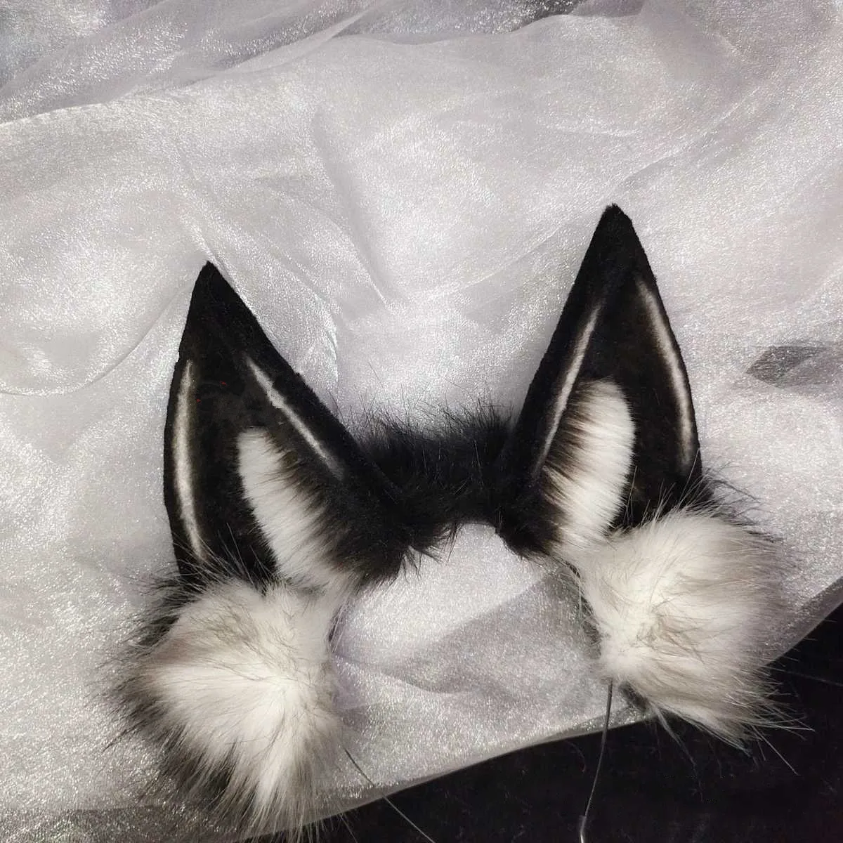 customized Handmade Black Wolf Ears Hair Hoop Christmas Cosplay Party Fold Style Hairbands Headband Headwear Cosplay Accessories
customized Handmade Black Wolf Ears Hair Hoop Christmas Cosplay Party Fold Style Hairbands Headband Headwear Cosplay Accessories