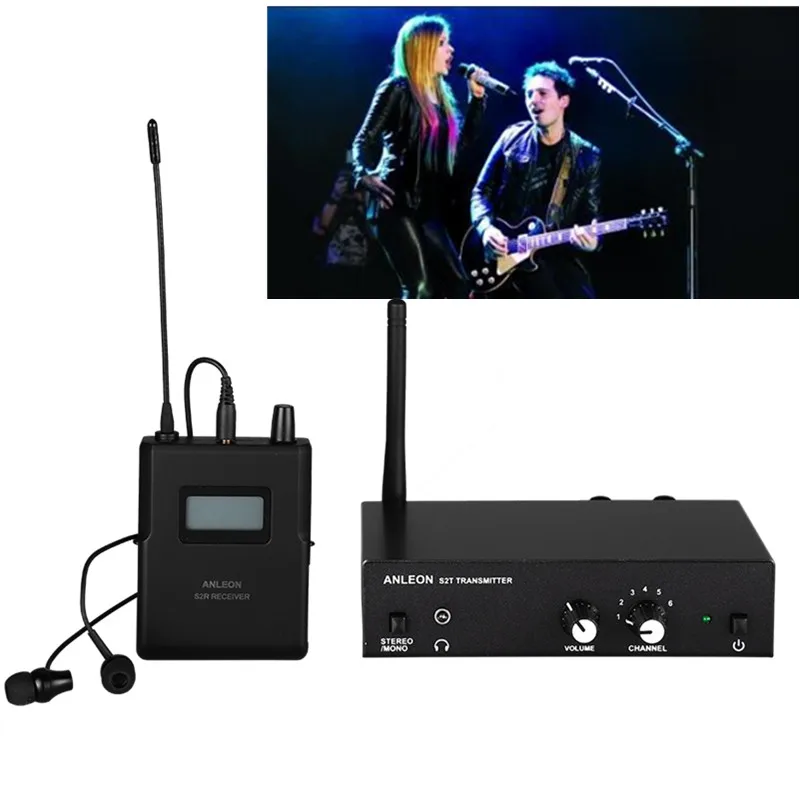 ANLEON S2 UHF Stereo Wireless Monitor System 4 Frequencies Professional Digital Stage In-Ear Monitor System Kits
ANLEON S2 UHF Stereo Wireless Monitor System 4 Frequencies Professional Digital Stage In-Ear Monitor System Kits