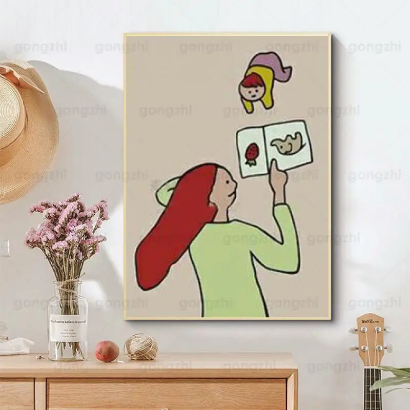 Minimalist Modern Abstract Decoration Mother and Baby Early Education Wall Painting Home Frameless Canvas Printing Poster
Minimalist Modern Abstract Decoration Mother and Baby Early Education Wall Painting Home Frameless Canvas Printing Poster