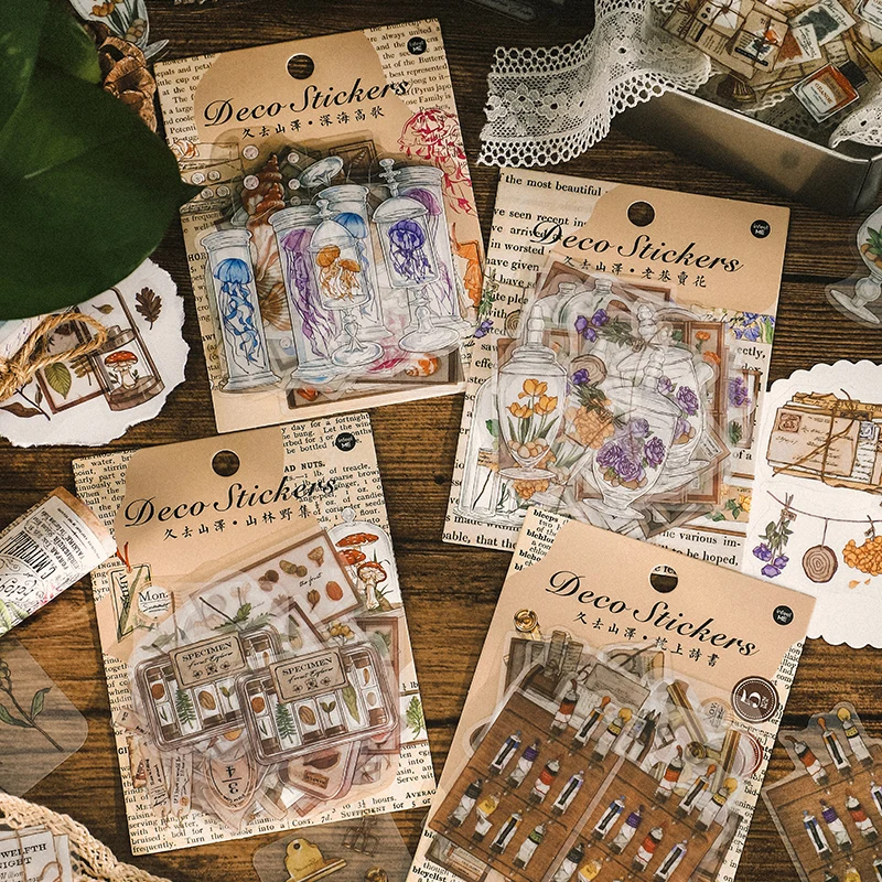 40 pcs/pack Retro plant flower Decorative PVC Stickers Scrapbooking Label Diary Stationery Album Phone Cup Journal Planner
40 pcs/pack Retro plant flower Decorative PVC Stickers Scrapbooking Label Diary Stationery Album Phone Cup Journal Planner