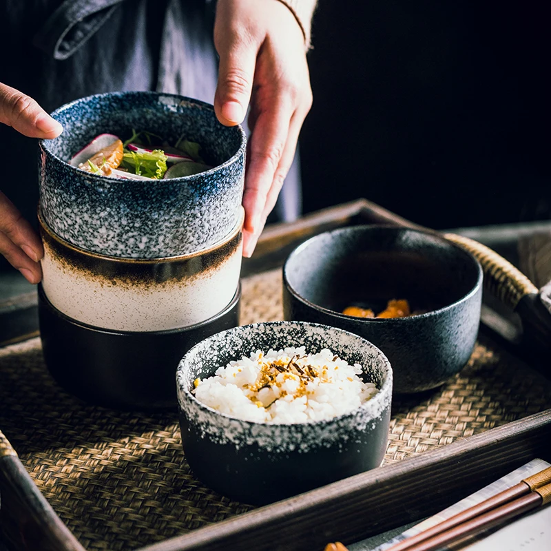 Creative Japanese rice bowl simple small ceramic soup home restaurant seasoning breakfast
Creative Japanese rice bowl simple small ceramic soup home restaurant seasoning breakfast