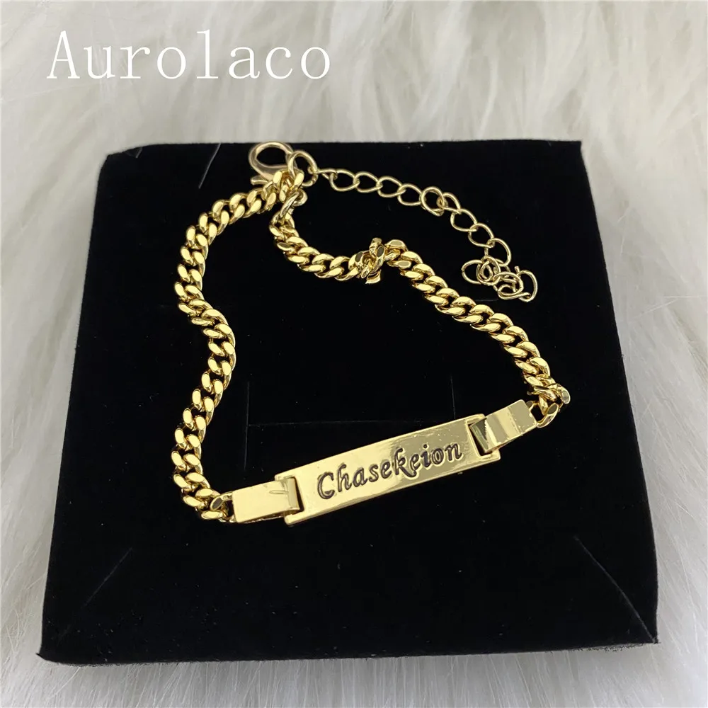 AurolaCo Name Bracelet Custom Name Bracelet Stainless Steel Bracelet Charm Bracelet Personality Jewelry Gift for Baby
AurolaCo Name Bracelet Custom Name Bracelet Stainless Steel Bracelet Charm Bracelet Personality Jewelry Gift for Baby