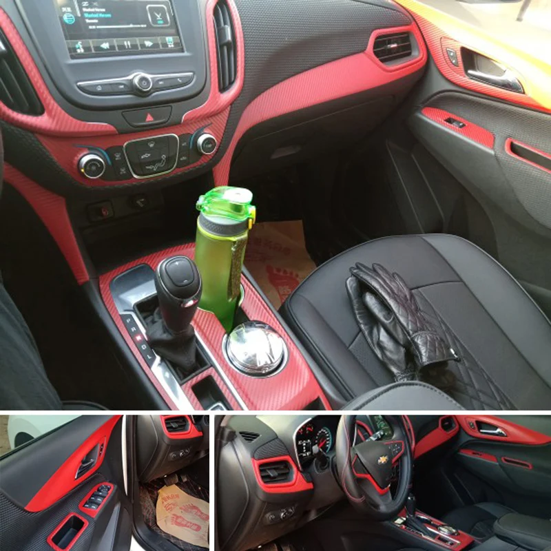 Car-Styling 3D/5D Carbon Fiber Car Interior Center Console Color Change Molding Sticker Decals For Chevrolet Equinox 2016-2019
Car-Styling 3D/5D Carbon Fiber Car Interior Center Console Color Change Molding Sticker Decals For Chevrolet Equinox 2016-2019