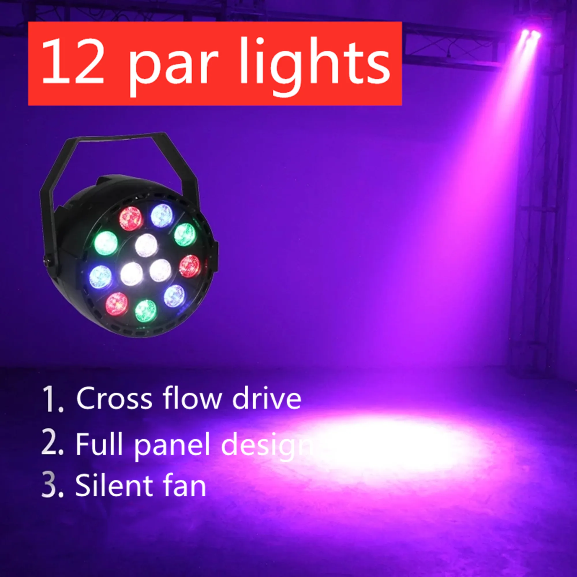 2020LED Flat Par 12x3W RGBW Lighting Professional LED Stage Lights Effect DMX512 Master-Slave DJ Disco Party
2020LED Flat Par 12x3W RGBW Lighting Professional LED Stage Lights Effect DMX512 Master-Slave DJ Disco Party