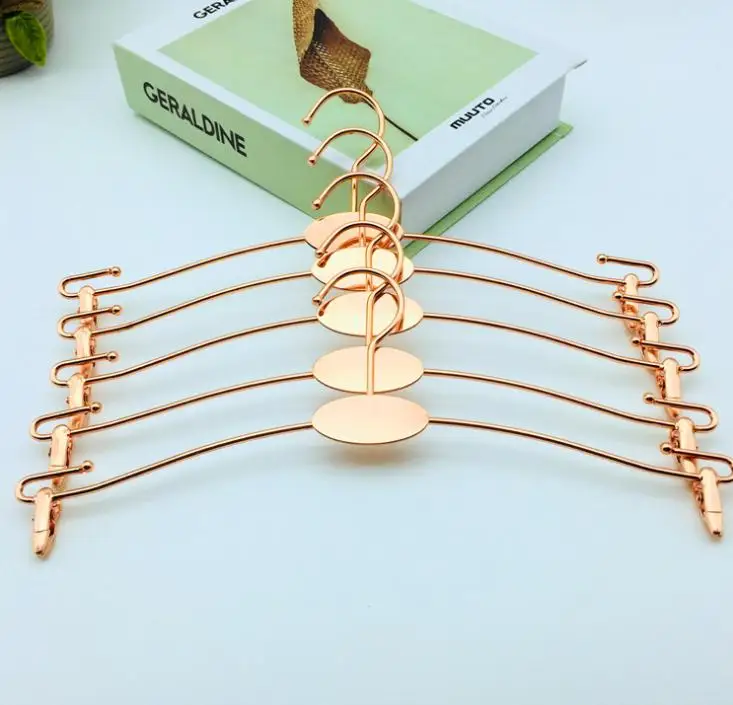 Rose Gold Metal Clothes Hanger with Clothespins Clip Bra Underwear Lingerie Panties Drying Rack Hanger Hook
Rose Gold Metal Clothes Hanger with Clothespins Clip Bra Underwear Lingerie Panties Drying Rack Hanger Hook