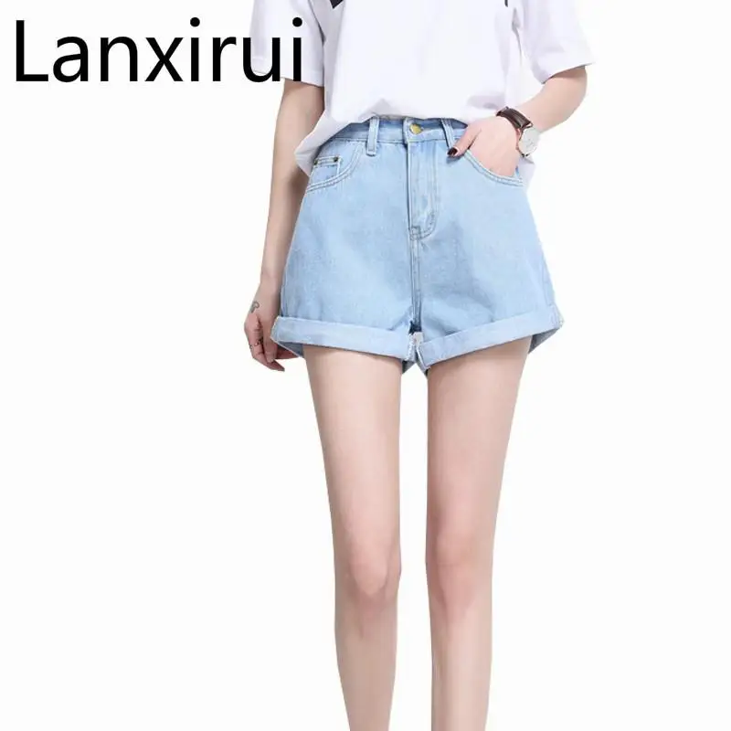 Summer Vintage High Waisted Denim Shorts Women Loose Casual Solid Curling Short Femme Basic Jeans Shorts
Summer Vintage High Waisted Denim Shorts Women Loose Casual Solid Curling Short Femme Basic Jeans Shorts