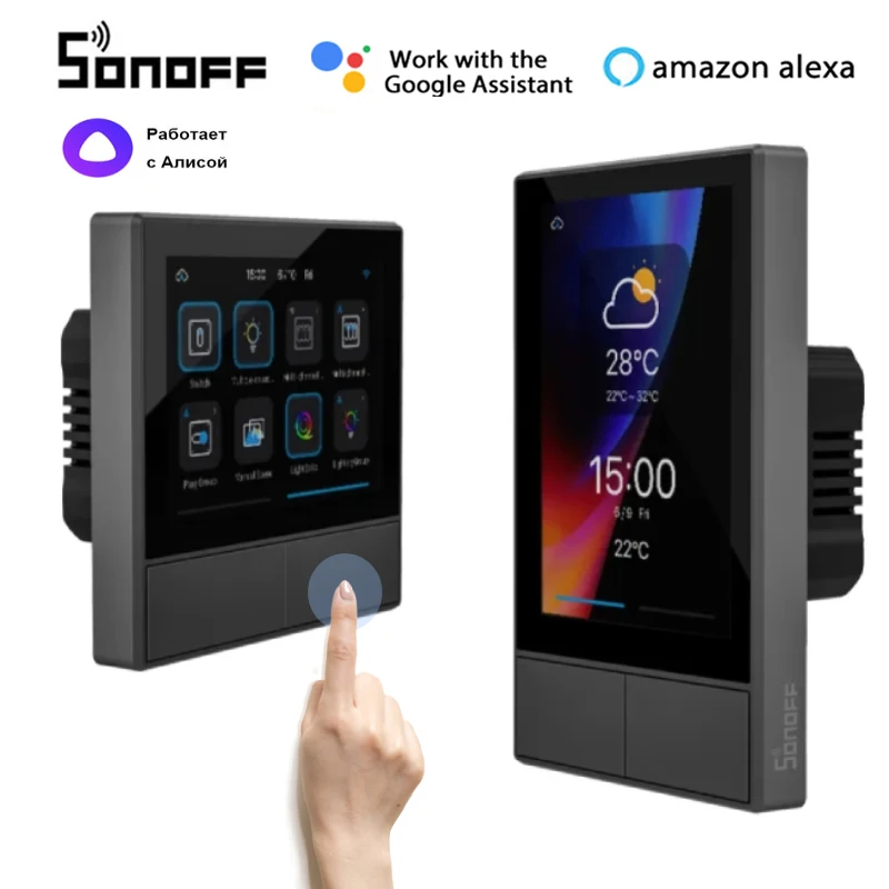 SONOFF NSPanel Wifi Smart Scene Wall Switch EU US Smart Thermostat Display Switch All-in-One Control for Alice Alexa Google Home
SONOFF NSPanel Wifi Smart Scene Wall Switch EU US Smart Thermostat Display Switch All-in-One Control for Alice Alexa Google Home