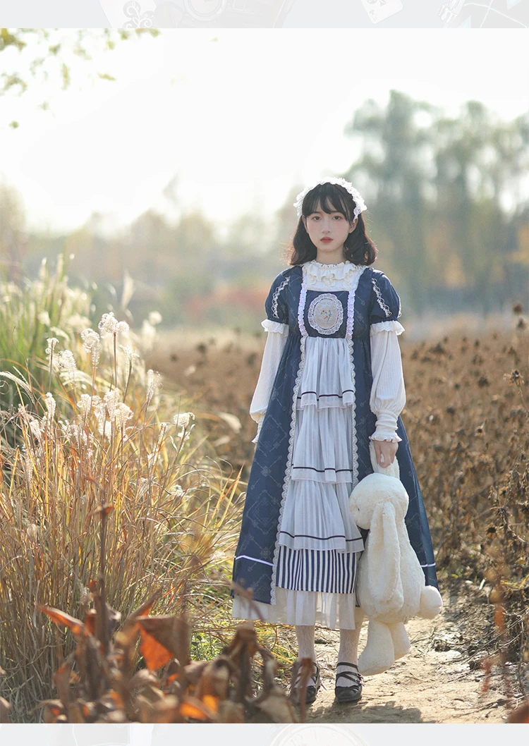 Classical vintage sweet lolita dress lace square collar puff sleeve bowknot high waist victorian dress kawaii girl gothic lolita
Classical vintage sweet lolita dress lace square collar puff sleeve bowknot high waist victorian dress kawaii girl gothic lolita