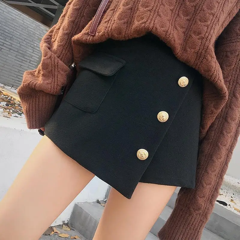 Shorts Women Autumn Winter Shorts Women's High-Waisted Trousers Loose Casual Irregular Pants Ropa Mujer
Shorts Women Autumn Winter Shorts Women's High-Waisted Trousers Loose Casual Irregular Pants Ropa Mujer