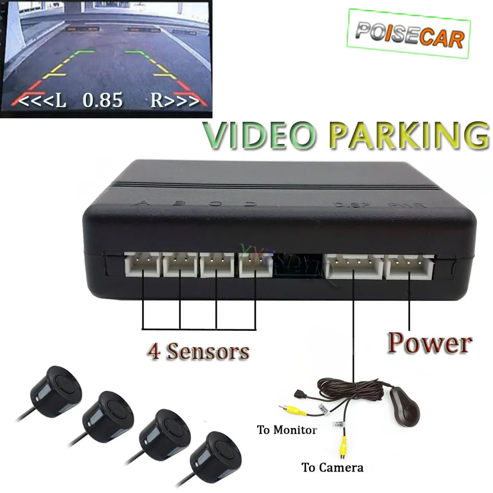 POISECAR Dual Core Car Parking Sensor Video Parking Sensor Reverse Backup Aid, Auto Parking Monitor Digital Display
POISECAR Dual Core Car Parking Sensor Video Parking Sensor Reverse Backup Aid, Auto Parking Monitor Digital Display