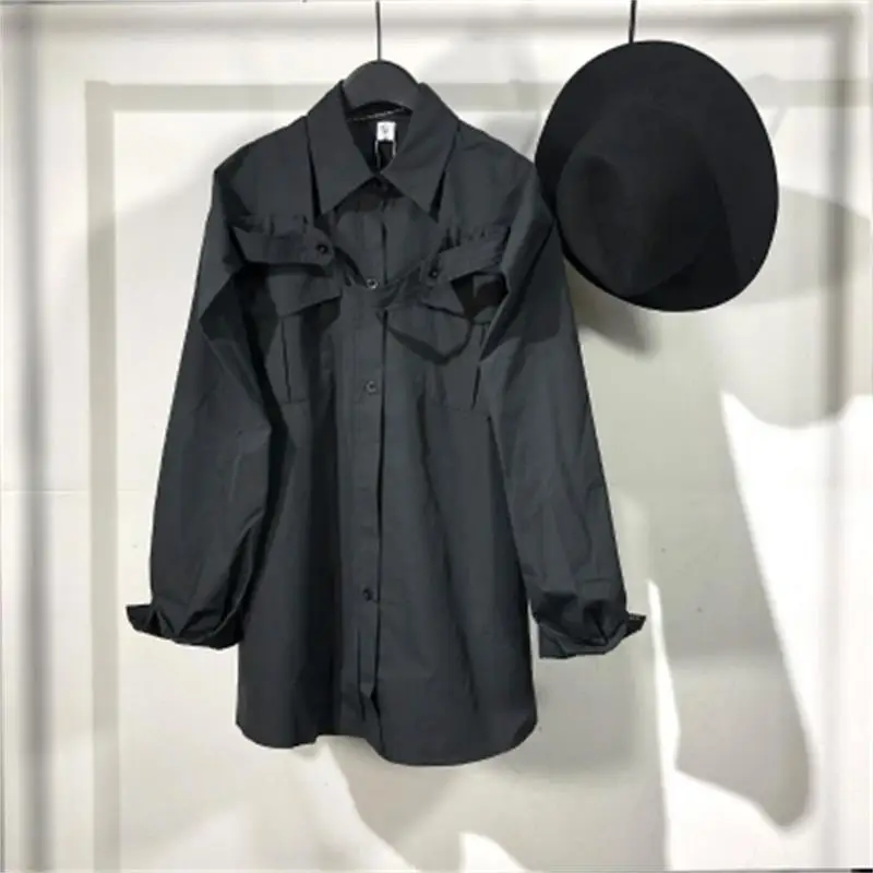 Men's Long-Sleeve Shirt Spring And Autumn New Style Work Style Urban Youth Fashion Ribbon Harajuku Casual Loose Large Shirt
Men's Long-Sleeve Shirt Spring And Autumn New Style Work Style Urban Youth Fashion Ribbon Harajuku Casual Loose Large Shirt