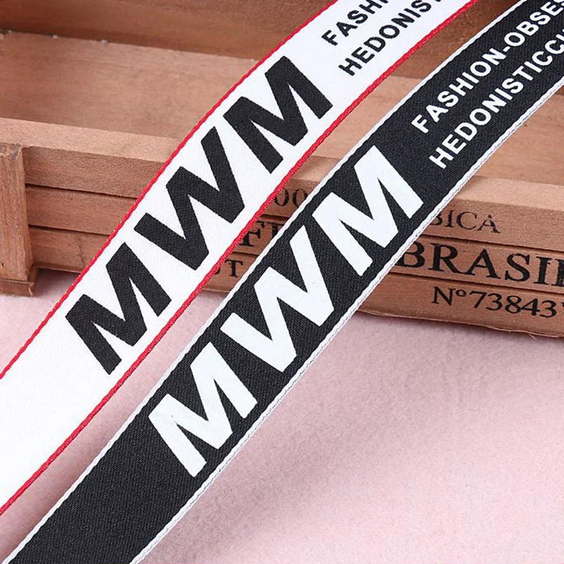 3-10M 2.5CM Width Black Letter Ribbons Garment Accessorie Ribbons Trousers Side Decoration Packages Bags Ribbons Accessorie DIY
3-10M 2.5CM Width Black Letter Ribbons Garment Accessorie Ribbons Trousers Side Decoration Packages Bags Ribbons Accessorie DIY