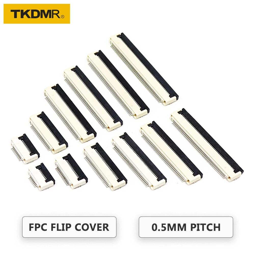 TKDRM 5PCS FPC FFC connector 0.5mm Flat cable PCB connectors 4P 5P 6P 7P 8P 9P 10P 11P 12P 13P 14P 15P 16P 17P 18P 19P
TKDRM 5PCS FPC FFC connector 0.5mm Flat cable PCB connectors 4P 5P 6P 7P 8P 9P 10P 11P 12P 13P 14P 15P 16P 17P 18P 19P