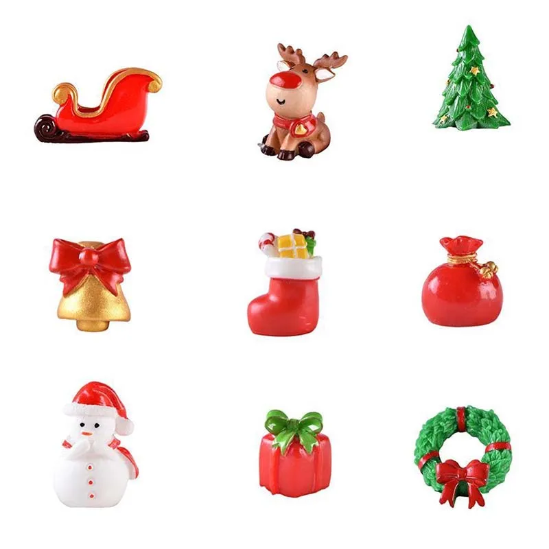 1PC Resin Materials Miniature Christmas Santa Claus Snowman Trees Elk Gift Bags Socks Micro-landscape Decorations Ornament DIY
1PC Resin Materials Miniature Christmas Santa Claus Snowman Trees Elk Gift Bags Socks Micro-landscape Decorations Ornament DIY