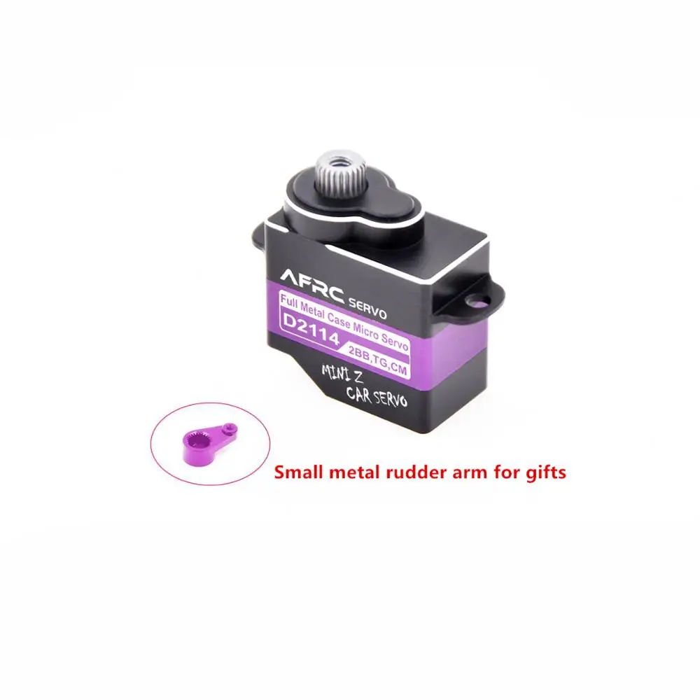 AFRC D2114TG Micro All metal digital RC Servo for Indoor drift car mosquito car RC Drone
AFRC D2114TG Micro All metal digital RC Servo for Indoor drift car mosquito car RC Drone