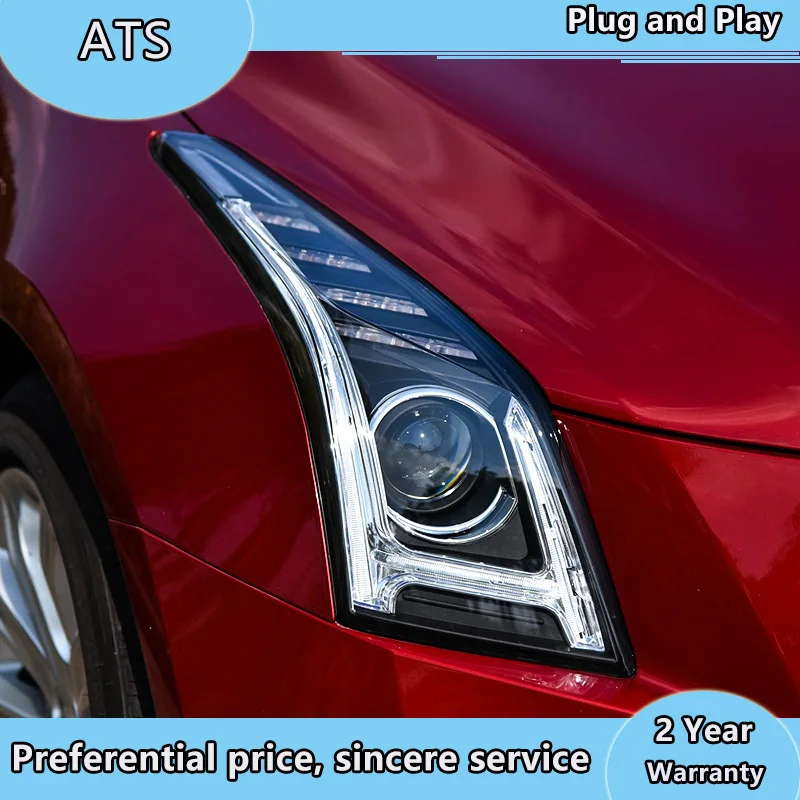Car Styling for Cadillac ATS Headlights 2014-2016 ATS ALL LED Headlight DRL Bi-LED Lens High Low Beam Parking Fog Lamp
Car Styling for Cadillac ATS Headlights 2014-2016 ATS ALL LED Headlight DRL Bi-LED Lens High Low Beam Parking Fog Lamp