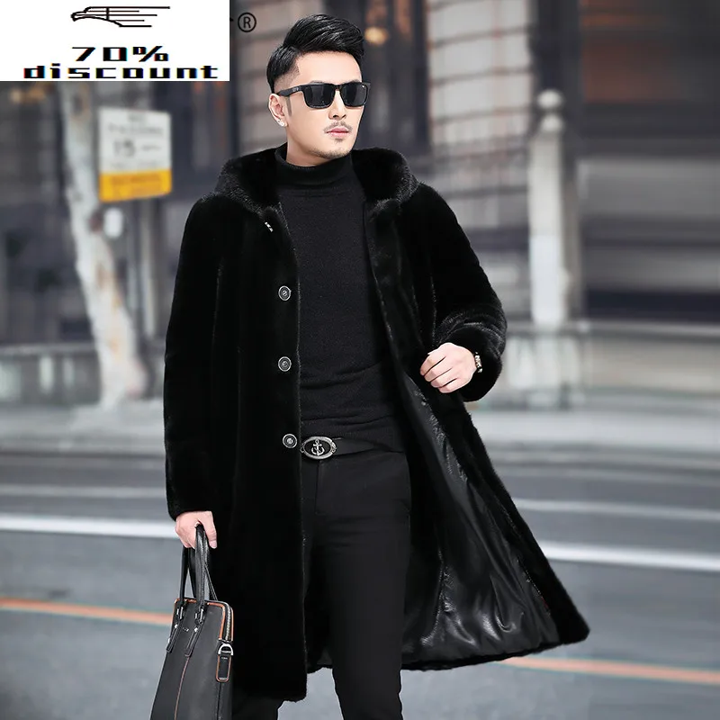 Real Natural Mink Fur Jacket Men Hooded Winter Jacket Long Real Fur Coat Men Overcoat Mens Mink Jackets 4289 KJ2024
Real Natural Mink Fur Jacket Men Hooded Winter Jacket Long Real Fur Coat Men Overcoat Mens Mink Jackets 4289 KJ2024