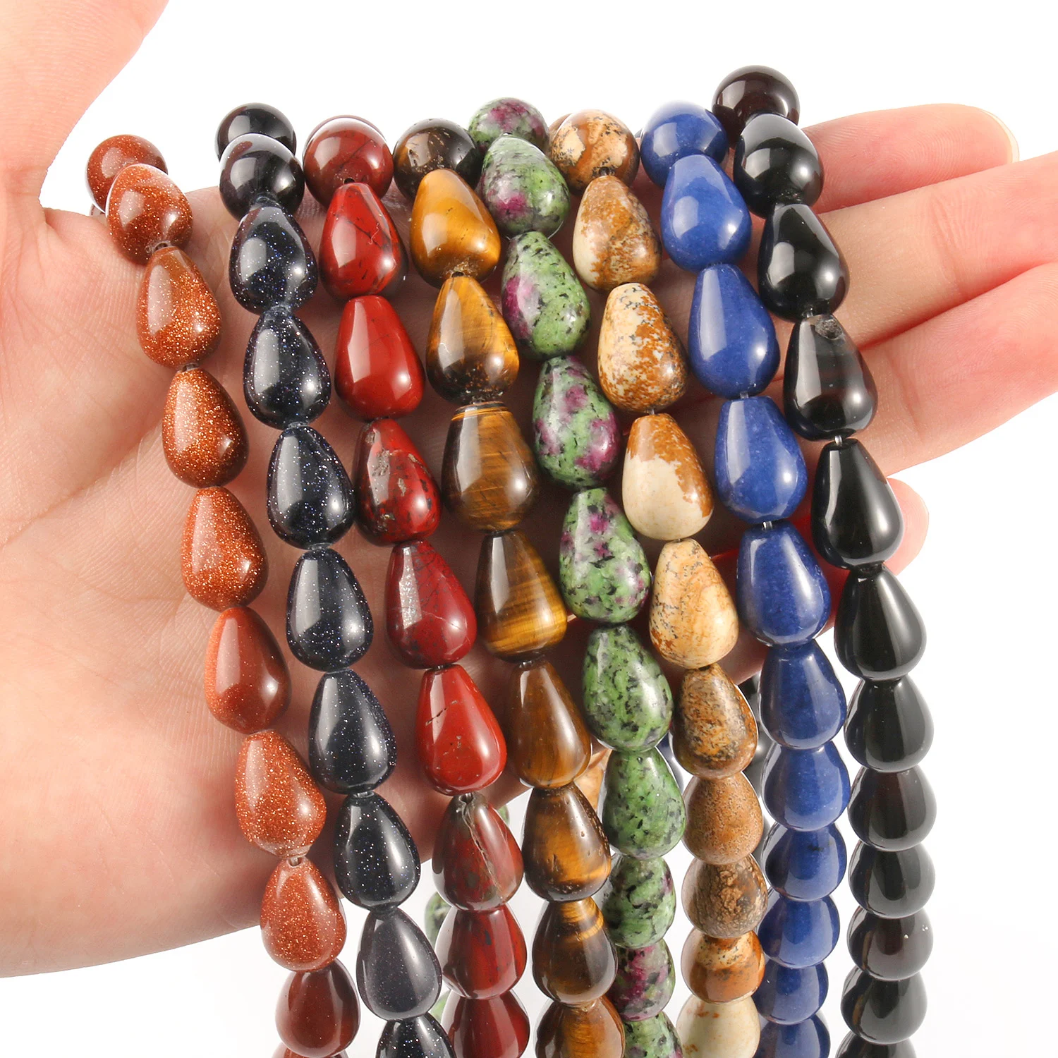 Natural Stone Water Drop Blue Aquamarina Agates Quartz Opal Epidote Loose Beads for Jewelry Making DIY Bracelet Accessories
Natural Stone Water Drop Blue Aquamarina Agates Quartz Opal Epidote Loose Beads for Jewelry Making DIY Bracelet Accessories