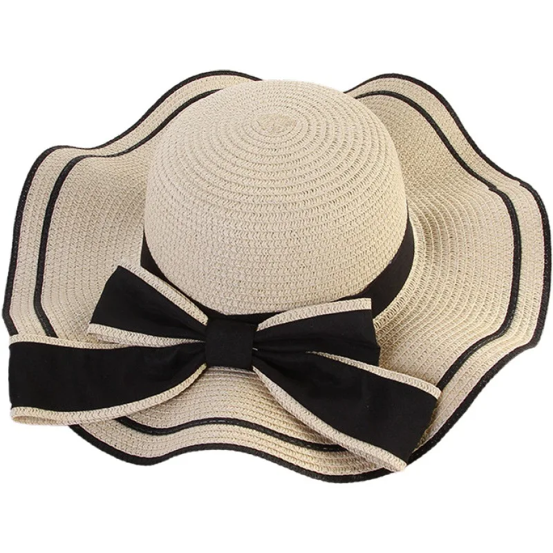 Fashion Temperament Panama Women's Summer Hat Foldable Go Shopping Beach Straw Bowknot Weave Female Sun Cap
Fashion Temperament Panama Women's Summer Hat Foldable Go Shopping Beach Straw Bowknot Weave Female Sun Cap