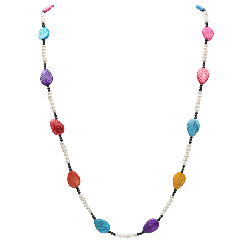 Free shipping 35 inch single row mix color mother of pearl leaf tiny spinel real natural pearl beads sweater necklace for women
Free shipping 35 inch single row mix color mother of pearl leaf tiny spinel real natural pearl beads sweater necklace for women