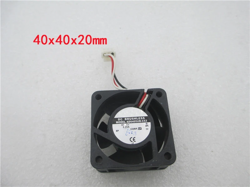 original for ADDA AD0405UB-C53 40X40X20MM 4CM 5V 0.25A ASB02512HHA CR40 26X23X10 12V 0.10A cooling fan
original for ADDA AD0405UB-C53 40X40X20MM 4CM 5V 0.25A ASB02512HHA CR40 26X23X10 12V 0.10A cooling fan