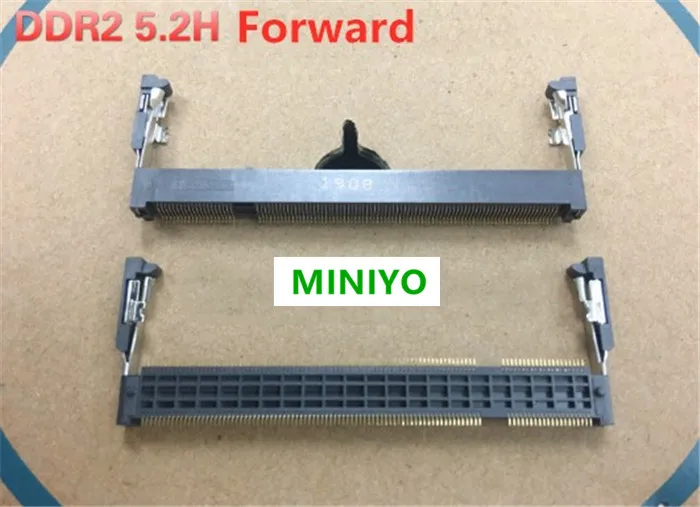 Разъемы DDR2 200P 200Pin 1,8-Pin 5,2 в H разъемы для гнезда памяти ноутбука Pin вперед
Разъемы DDR2 200P 200Pin 1,8-Pin 5,2 в H разъемы для гнезда памяти ноутбука Pin вперед