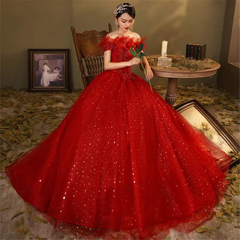 Luxury Vestidos Elegant Party Prom Formal Ball Gown Vintage Lace Off The Shoulder Quinceanera Dress
Luxury Vestidos Elegant Party Prom Formal Ball Gown Vintage Lace Off The Shoulder Quinceanera Dress