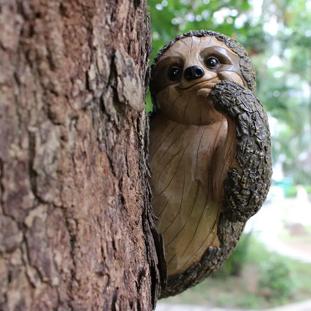 New Sloth Garden Statue Outdoor Garden Ornaments Sloth Climbing Resin Tree Hugger And Peeker Animal For Yard Lawn Home Decor
New Sloth Garden Statue Outdoor Garden Ornaments Sloth Climbing Resin Tree Hugger And Peeker Animal For Yard Lawn Home Decor