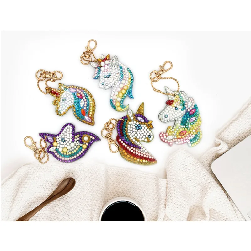 Diamond painting Unicorn Keychain Diamond Mosaic Embroidery Bag Pendant Ornament Birthday Gift Toys Girl Jewelry Keyring
Diamond painting Unicorn Keychain Diamond Mosaic Embroidery Bag Pendant Ornament Birthday Gift Toys Girl Jewelry Keyring