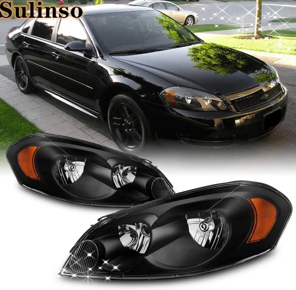 Sulinso For Chevy-Impala/Monte Carlo OE Replacement Black Bezel Headlights Driver/Passenger Head Lamps Pair New
Sulinso For Chevy-Impala/Monte Carlo OE Replacement Black Bezel Headlights Driver/Passenger Head Lamps Pair New