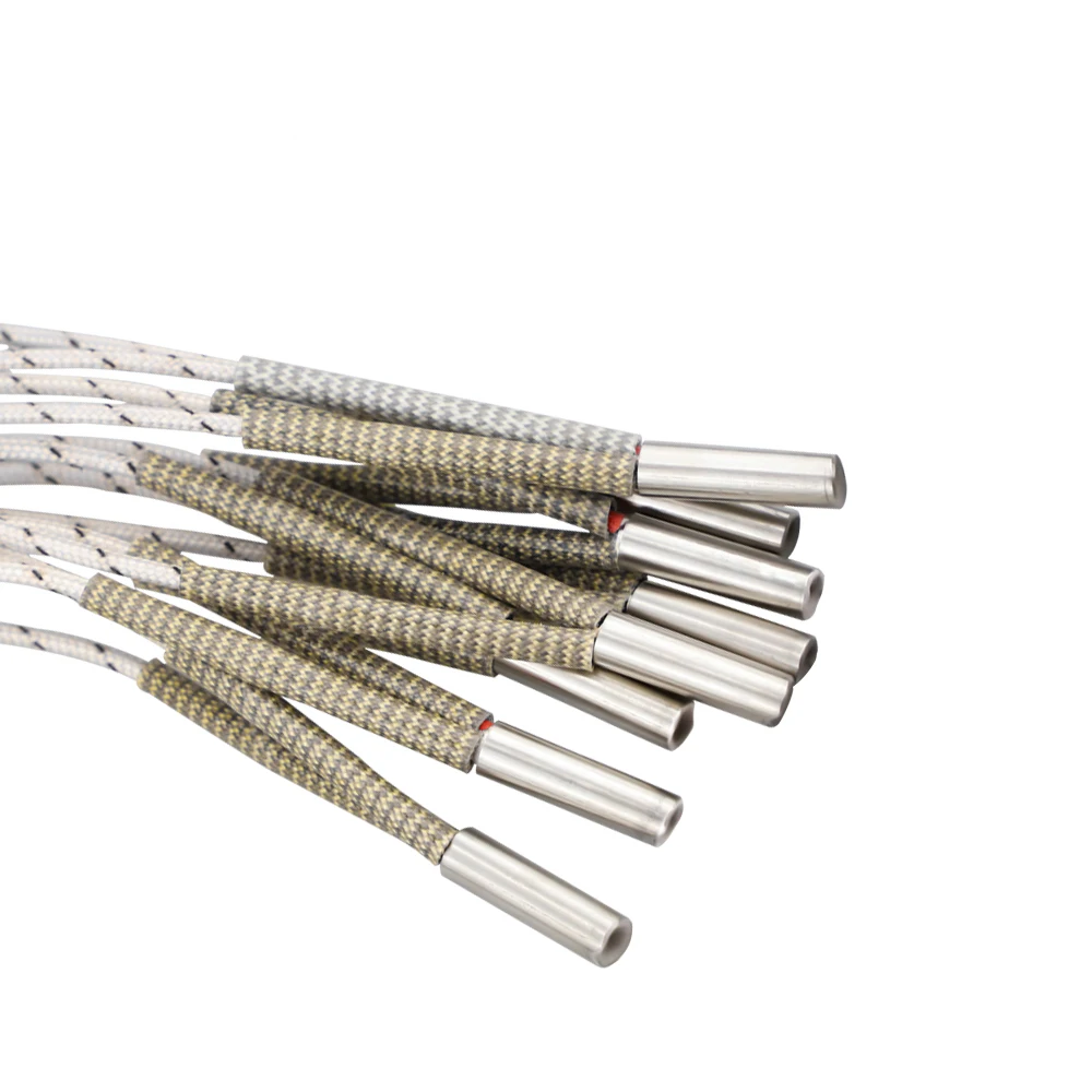 50W Heating Tube 6*20mm 12V / 24V Ceramic Cartridge Heater 1M / 2M Reprap & Mendel For V6 J-head Extruder 3D Printer Part
50W Heating Tube 6*20mm 12V / 24V Ceramic Cartridge Heater 1M / 2M Reprap & Mendel For V6 J-head Extruder 3D Printer Part