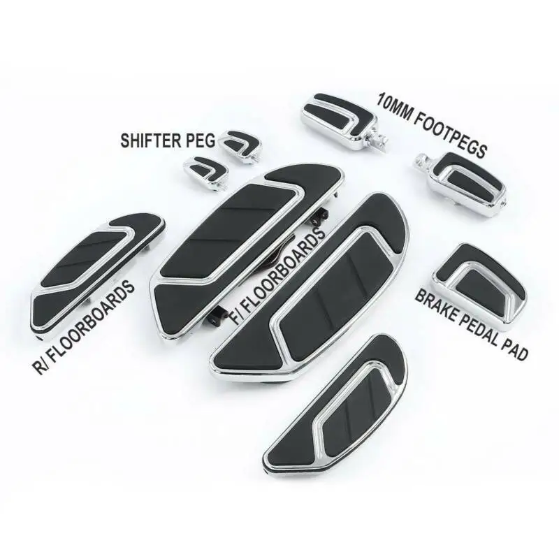 Motorcycle Floorboard Foot Board Shifter Brake Foot Pegs For Harley Touring Road King Street Electra Glide 1993-2022
Motorcycle Floorboard Foot Board Shifter Brake Foot Pegs For Harley Touring Road King Street Electra Glide 1993-2022