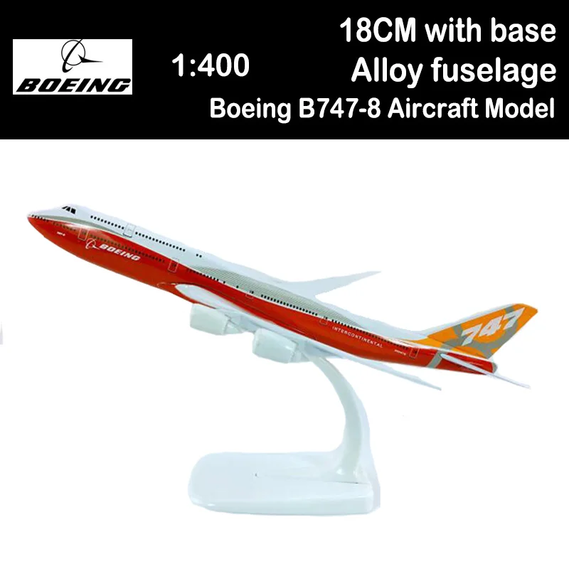 1/400 Scale Airplane Model Toys Boeing B747-8 Aircraft Diecast Plastic Alloy Plane Base Airliner Display Adult Kids Gifts Show
1/400 Scale Airplane Model Toys Boeing B747-8 Aircraft Diecast Plastic Alloy Plane Base Airliner Display Adult Kids Gifts Show