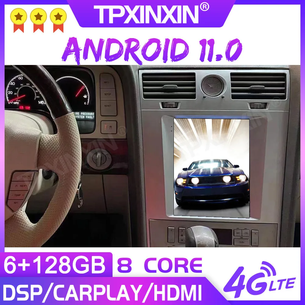 Для Lincoln Navigator 2005-2009 Android 6 + 128G стерео приемник автомобильный мультимедийный стерео плеер головное устройство аудио радио GPS навигация
Для Lincoln Navigator 2005-2009 Android 6 + 128G стерео приемник автомобильный мультимедийный стерео плеер головное устройство аудио радио GPS навигация