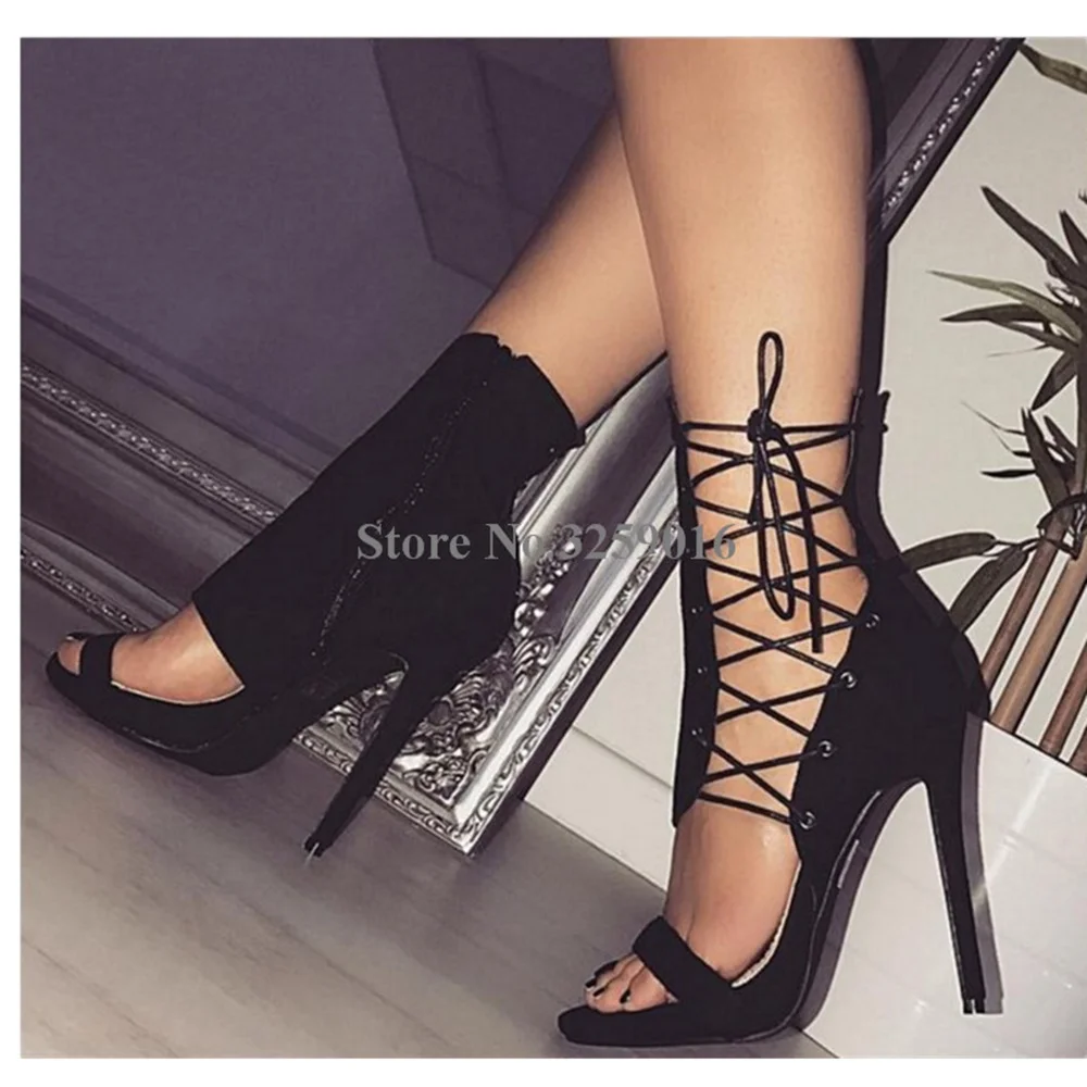 Open Toe Snake Leather Side Lace-up Gladiator Sandals New Design Women Fashion Cut-out Stiletto Heel Sandals High Heel Sandals
Open Toe Snake Leather Side Lace-up Gladiator Sandals New Design Women Fashion Cut-out Stiletto Heel Sandals High Heel Sandals