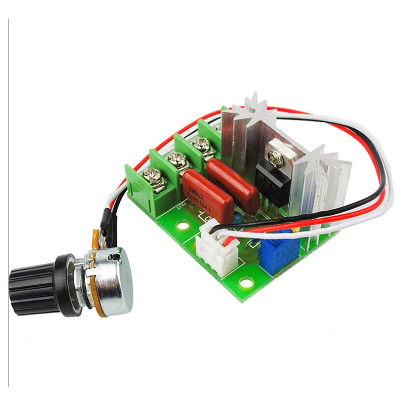 AC 220V 2000W High Power SCR Voltage Regulator Dimming Dimmers Motor Speed Controller Governor Module W/ Potentiometer
AC 220V 2000W High Power SCR Voltage Regulator Dimming Dimmers Motor Speed Controller Governor Module W/ Potentiometer