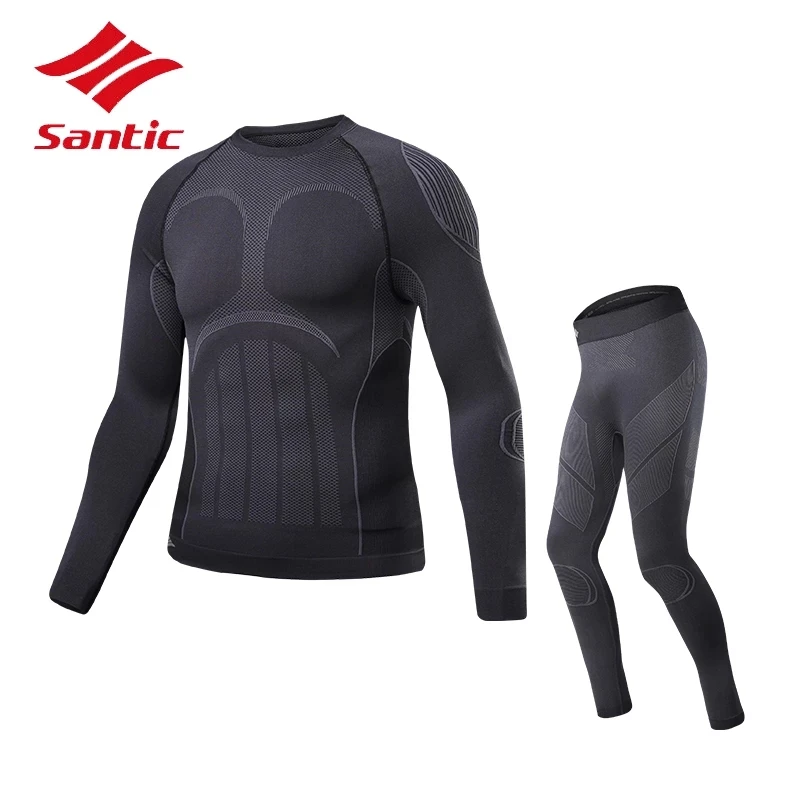 Santic Men Winter Running Fitness Fleece Thermal Cycling Base Layer Sets Kits Suit Long Sleeve Sportswear Tights Clothing
Santic Men Winter Running Fitness Fleece Thermal Cycling Base Layer Sets Kits Suit Long Sleeve Sportswear Tights Clothing